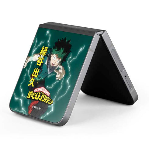 My Hero Academia Deku Season 4 Galaxy Z Flip6 Skin